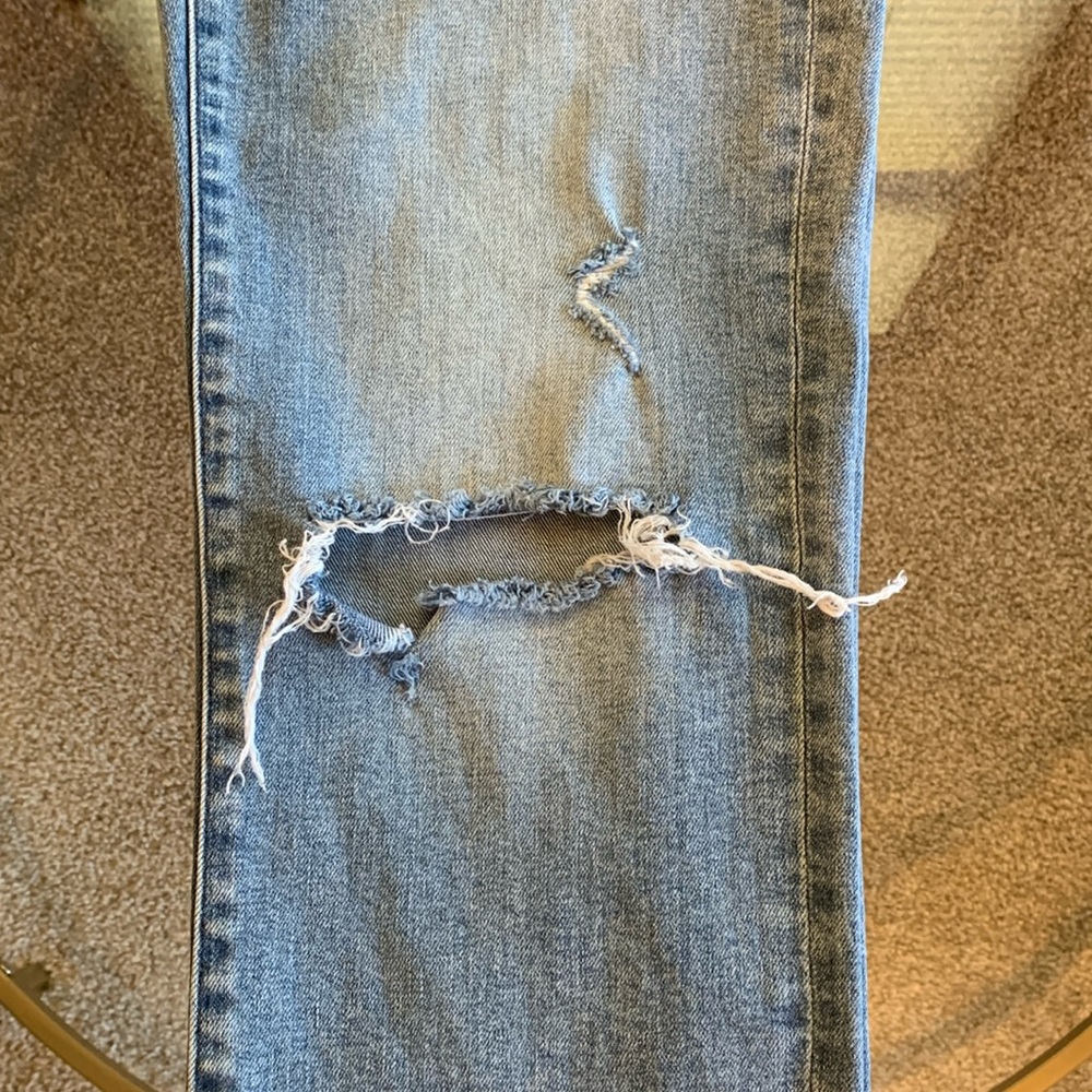 Express Straight Ankle High Rise Jeans Size 6L - Picture 14 of 16